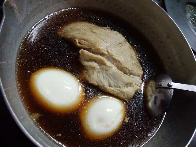 煮豚と煮卵